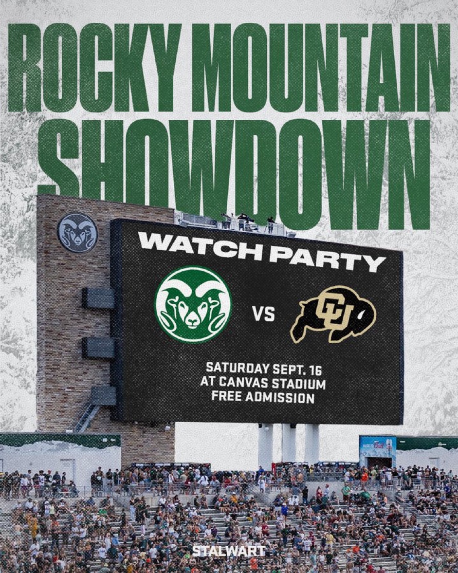 It's Game Day for The Rocky Mountain Showdown - Colorado State